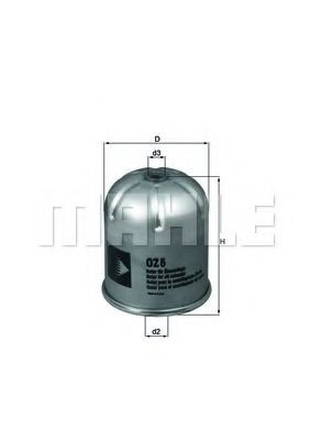 Фильтр очистки масла центробежный Mahle Original OZ5D цена, от 17.30 USD